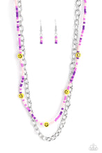 Load image into Gallery viewer, Paparazzi Accessories: Happy Looks Good on You - Purple Inspirational Necklace