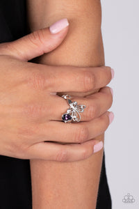 Paparazzi Accessories: Flawless Flutter - Purple Butterfly Ring