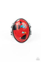 Load image into Gallery viewer, Paparazzi Accessories: Majestic Marbling - Red Ring