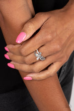 Load image into Gallery viewer, Paparazzi Accessories: Fetching Flutter - White Butterfly Ring