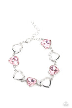 Load image into Gallery viewer, Paparazzi Accessories: Contemporary Cupid Necklace &amp; Sentimental Sweethearts Bracelet - Pink SET