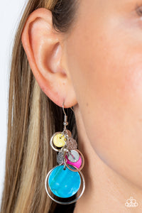 Paparazzi Accessories: Saved by the SHELL - Multi Earrings