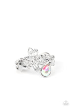 Load image into Gallery viewer, Paparazzi Accessories: Flawless Flutter - Multi Iridescent Butterfly Ring