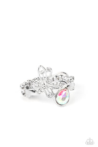 Paparazzi Accessories: Flawless Flutter - Multi Iridescent Butterfly Ring