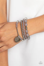 Load image into Gallery viewer, Paparazzi Accessories: Surfer Style - Silver Inspirational Bracelet
