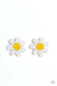 Paparazzi Accessories: Sensational Seeds - White Earrings