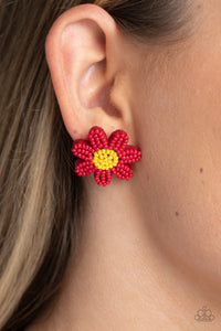Paparazzi Accessories: Sensational Seeds - Red Earrings