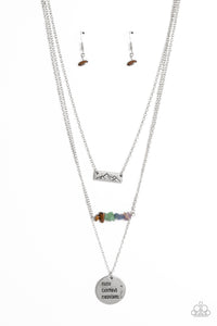 Paparazzi Accessories: Miracle Mountains - Multi Inspirational Necklace