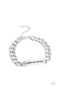 Paparazzi Accessories: Mighty Matriarch - Silver Mothers Day Bracelet