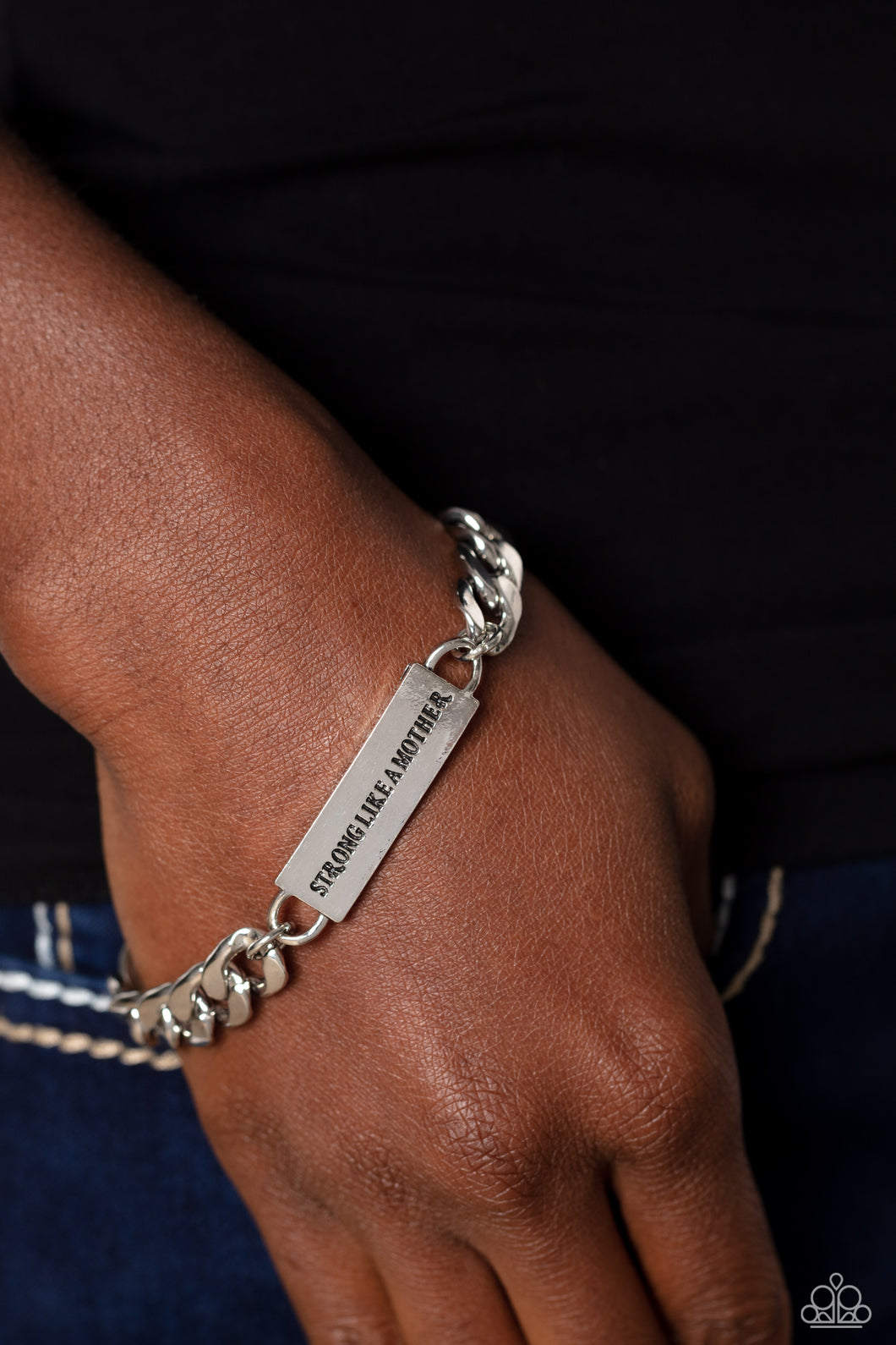 Paparazzi Accessories: Mighty Matriarch - Silver Mothers Day Bracelet