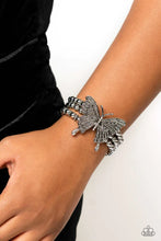 Load image into Gallery viewer, Paparazzi Accessories: First WINGS First - White Bracelet - EXCLUSIVE 2023 Empower Me Pink