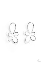 Load image into Gallery viewer, Paparazzi Accessories: Glimmering Gardens - White Acrylic Flower Earrings