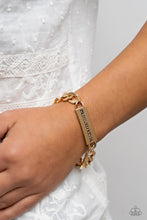 Load image into Gallery viewer, Paparazzi Accessories: Mighty Matriarch - Gold Mothers Day Bracelet