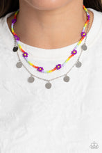Load image into Gallery viewer, Paparazzi Accessories: Rainbow Dash - Purple Seed Bead Necklace