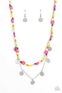 Paparazzi Accessories: Rainbow Dash - Pink Seed Bead Necklace