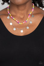 Load image into Gallery viewer, Paparazzi Accessories: Rainbow Dash - Pink Seed Bead Necklace