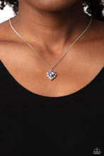 Load image into Gallery viewer, Paparazzi Accessories: Be Still My Heart - Yellow UV Shimmer Heart Necklace