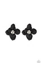 Load image into Gallery viewer, Paparazzi Accessories:  Jovial Jasmine - Black Earrings