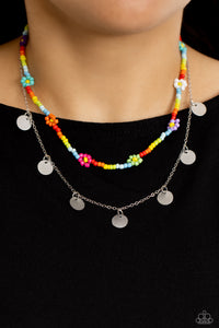 Paparazzi Accessories: Rainbow Dash - Multi Seed Bead Necklace