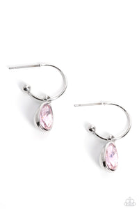 Paparazzi Accessories: Teardrop Tassel - Pink Earrings