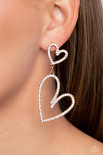 Load image into Gallery viewer, Paparazzi Accessories: Doting Duo - Copper Heart Earrings