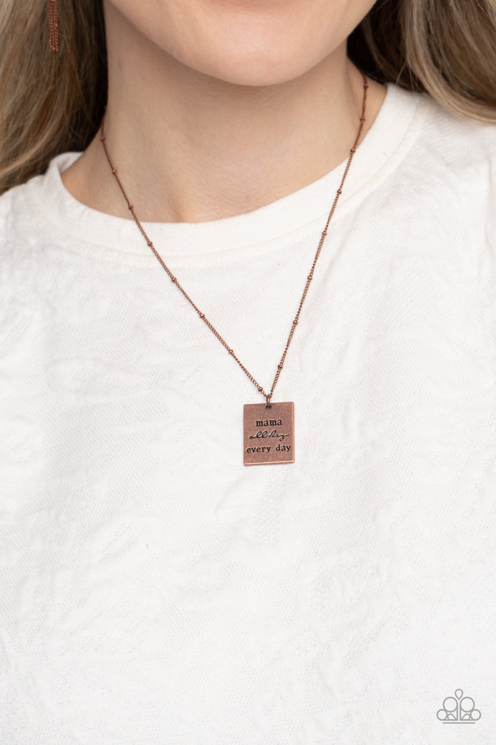 Paparazzi Accessories: Mama MVP - Copper Mothers Day Necklace