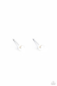 Paparazzi Accessories: Dainty Details - White Pearl Earrings