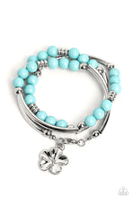 Load image into Gallery viewer, Paparazzi Accessories: Off the WRAP - Blue Bracelet