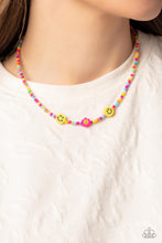 Load image into Gallery viewer, Paparazzi Accessories: Flower Power Pageant - Pink Seed Bead Necklace