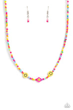 Load image into Gallery viewer, Paparazzi Accessories: Flower Power Pageant - Pink Seed Bead Necklace