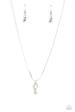 Load image into Gallery viewer, Paparazzi Accessories: LOVE-Locked - Multi Iridescent Necklace