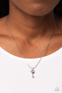 Paparazzi Accessories: LOVE-Locked - Multi Iridescent Necklace