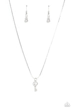 Load image into Gallery viewer, Paparazzi Accessories: LOVE-Locked - White Necklace