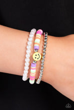 Load image into Gallery viewer, Paparazzi Accessories: Run a SMILE - Purple Bracelet