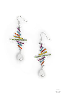 Paparazzi Accessories: Timeless Tapestry - Multi Pearl Earrings
