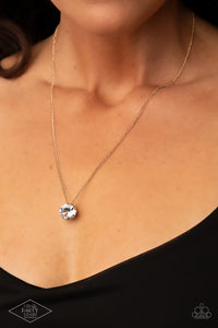 Paparazzi Accessories: What A Gem - Gold Necklace - Black Diamond Fan Favorite
