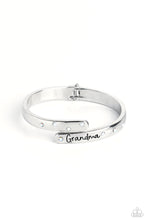 Load image into Gallery viewer, Paparazzi Accessories: Gorgeous Grandma - White Iridescent Mothers Day Bracelet