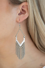 Load image into Gallery viewer, Paparazzi: Unchained Fashion - Silver Antiqued Earrings - Jewels N’ Thingz Boutique