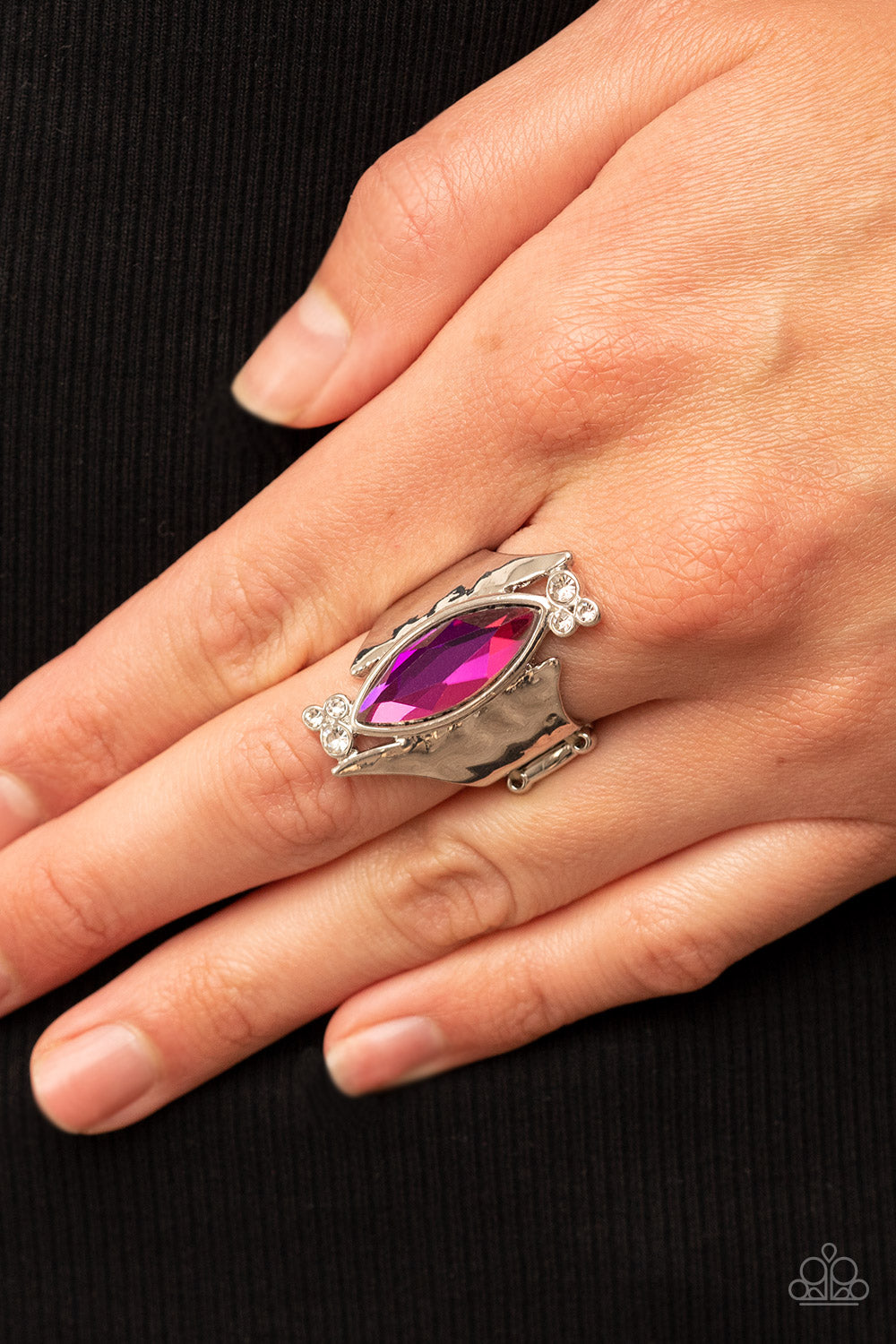 Paparazzi Accessories: Planetary Paradise - Pink Iridescent Ring