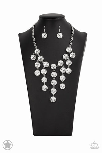 Paparazzi Accessories: BLOCKBUSTERS: Spotlight Stunner - Silver Necklace - Jewels N Thingz Boutique