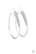 Load image into Gallery viewer, Paparazzi: Winter Ice - White Rhinestone Earrings - Jewels N’ Thingz Boutique