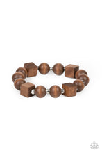 Load image into Gallery viewer, Paparazzi Accessories: Timber Trendsetter - Brown Wooden Bracelet