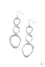 Load image into Gallery viewer, Paparazzi Accessories: So OVAL It! - Silver Earrings - Jewels N Thingz Boutique