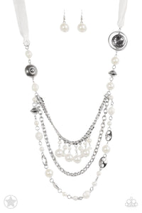 Paparazzi BLOCKBUSTERS: All The Trimmings - Ivory Necklace - Jewels N’ Thingz Boutique