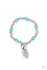 Paparazzi Accessories: Whimsically Wanderlust - Blue Bracelet - Jewels N Thingz Boutique