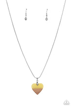 Load image into Gallery viewer, Paparazzi Accessories: You Complete Me - Yellow Acrylic Heart Necklace