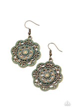 Load image into Gallery viewer, Paparazzi Accessories: Western Mandalas - Brass Rustic Earrings - Jewels N Thingz Boutique