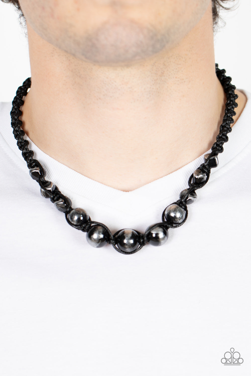 Paparazzi Accessories: Loose Cannon - Black Urban Necklace