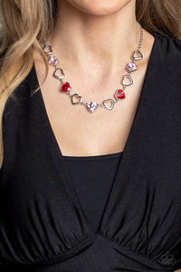 Paparazzi Accessories: Contemporary Cupid Necklace & Sentimental Sweethearts Bracelet - Multi SET