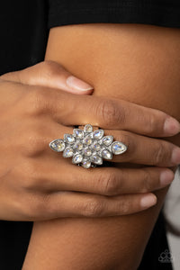 Paparazzi Accessories: Combustible Iridescence - White Ring